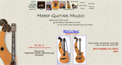 Desktop Screenshot of harpguitarmusic.com